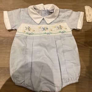 Carriage Boutique Baby Romper size 3 Months. 100% cotton